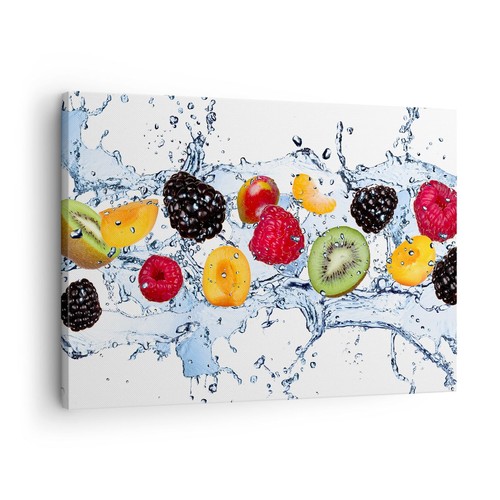 Quadro tela 70x50cm acqua - 70x50cm,
