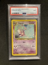 Espeon 1/75 Carta Pokemon PSA
