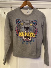 Felpa donna Kenzo grigia con