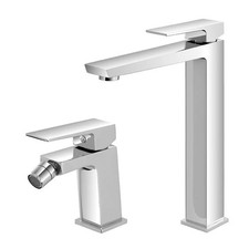 Set di rubinetti lavabo alto e