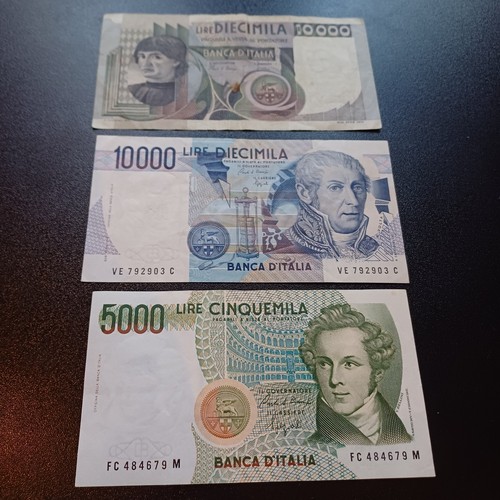 Vecchie banconote italiane - italiane, in