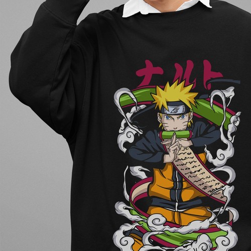 Felpa naruto anime uzumaki - felpa,