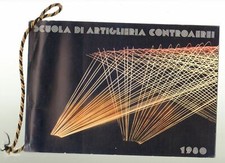 Calendario Scuola di Artiglieria Controaerei Anno 1980. Con cordoncino originale