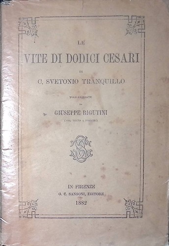 Vite dei dodici cesari - dei,