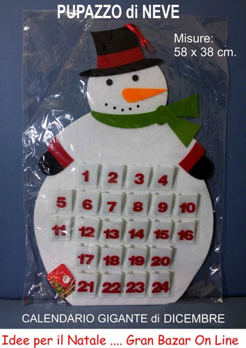 Natale calendario gigante - natale,