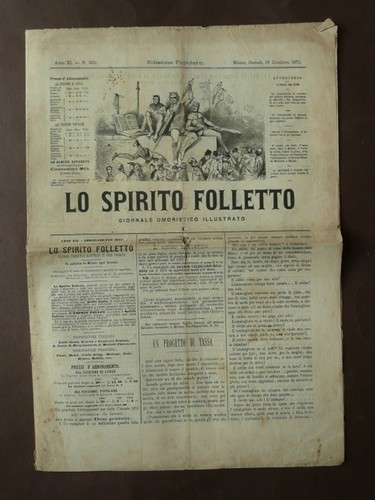 Giornali umoristici 800 - giornali, '800