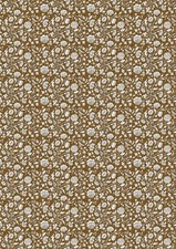 Carta Restauro FIORATA Marrone