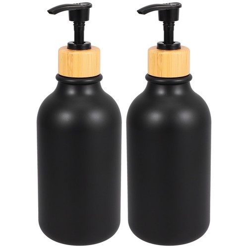 Dispenser sapone bambù nero - sapone,