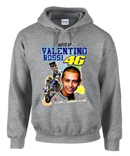 46 The DOCTOR Valentino Rossi Felpa con cappuccio grigia -3004 -Grigio