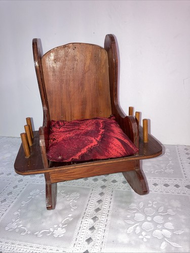 Sedia dondolo vintage - sedia, a