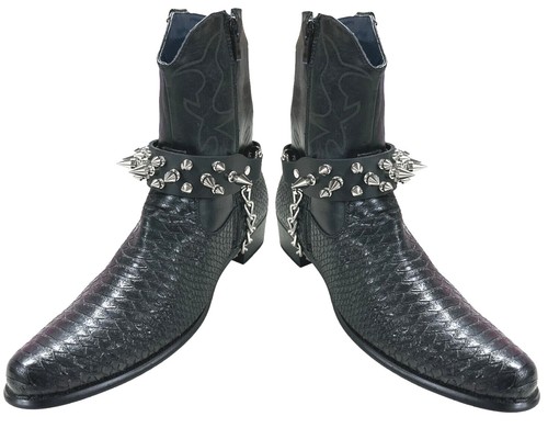 Costume bikers catena stivali