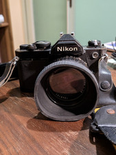 Nikon modello FM nera completa di obiettivo 50mm Nikon