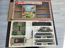 LIMA H0 start set con locomotiva Diesel SNCF e passaggio a livello 
