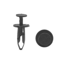 100pcs 6mm Black Plastic Hole