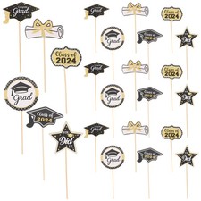  24 Pcs Topper Torta Laurea