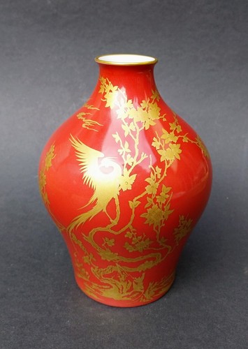 Hutschenreuther vase golddekor - hutschenreuther,