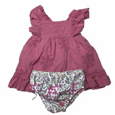 Girls Mayoral Pink Embroidered