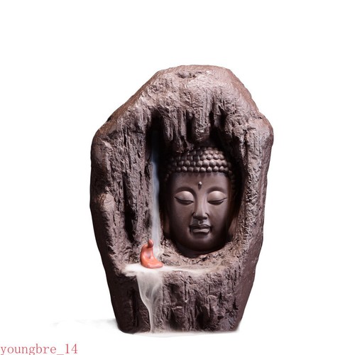 Statua buddha cascata - buddha,
