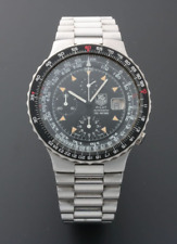 Orologio Vintage ORIGINALE Tag Heuer AUTOMATICO Pilot Cronografo 130.206 Data 100M