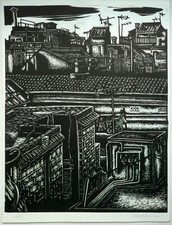 Marras Fabio. Linocut copy