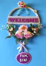 TARGHETTA FUORI PORTA WELCOME