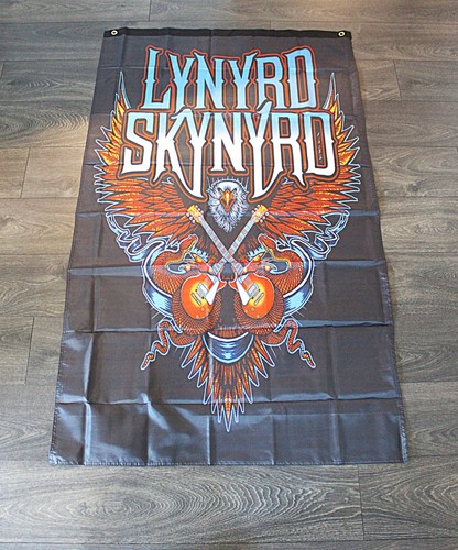 Lynyrd skynyrd banner flag 3x5 - lynyrd,