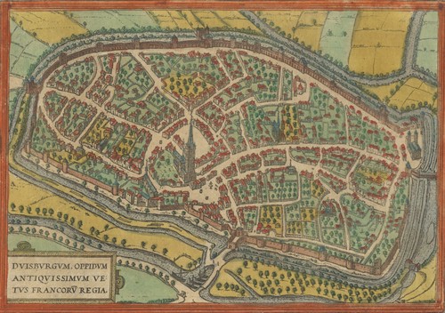 Duisburg vogelschau braun - duisburg,