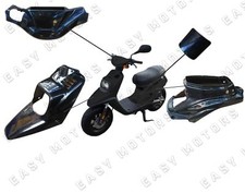 KIT CARENE PLASTICHE YAMAHA BWS BW S ORIGINAL - MBK BOOSTER SPIRIT NERO NEUTRO