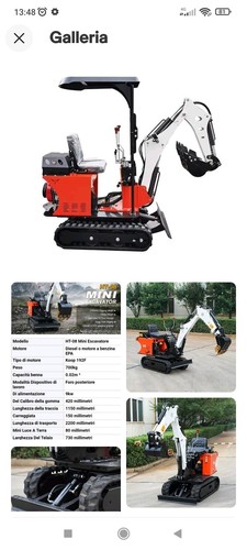 Mini escavatore - mini,