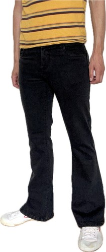 Jeans uomo retrò nero - , denim