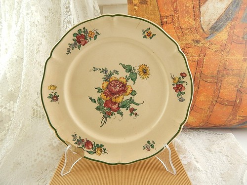 Antico piatto ceramica - antico, vecchia