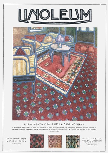 Pubblicita 1925 pavimenti di - 1925,