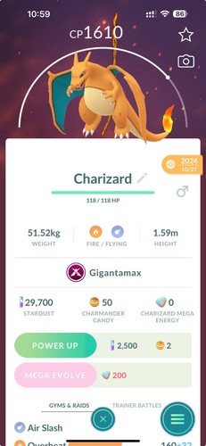 Charizard gigamax - charizard, (non