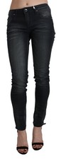 Pantaloni Skinny Blu Lavati A