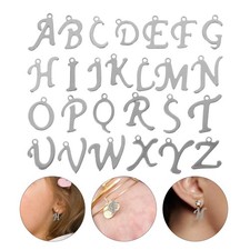  26 pendenti con lettere per