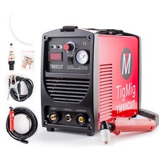 TAGLIO PLASMA INVERTER TIGMIG TM 60 CUT HF TAGLIO 16 MM COMPLETA DI ACCESSORI