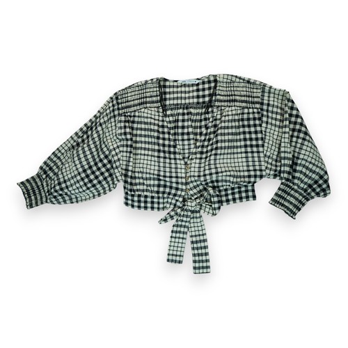 Zara donna gingham crop - donna,