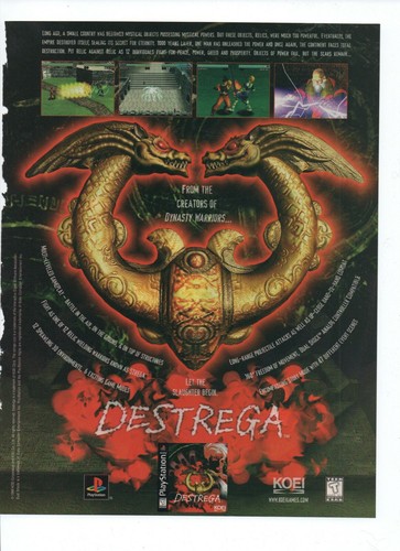 Destrega ps1 playstation - ps1,