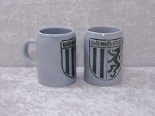 2 X DDR Ceramica Boccale Birra