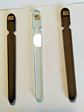 SENA CRISTAL SC MANICI IN VETRO BRONZO E TRASPARENTE PER SCOPINO WC BAGNO