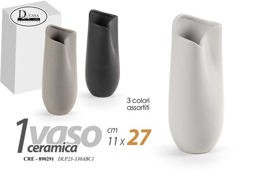 Vaso ceramica fiori - ceramica,