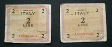 2  AM lire 1943 Allied