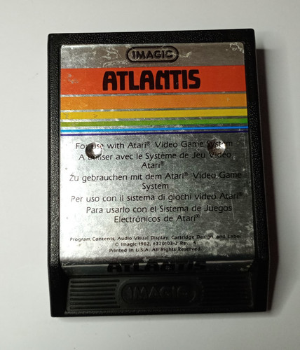 Atlantis atari 2600 7800 - atari, 2600/7800/2600+