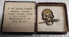 Spilla distintivo Arditi Teschio e Pugnale