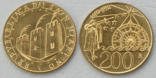 San marino 200 - marino, lire