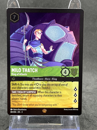 Lorcana into the inklands milo - lorcana,