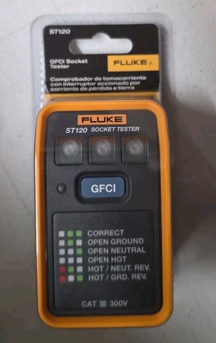 Fluke st120 gfci - fluke, tester