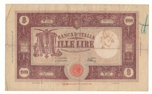 1000 lire grande - 1000, m