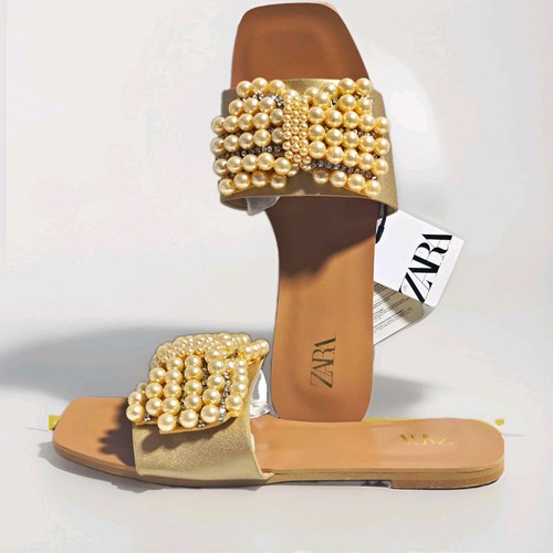 Zara sandali donna oro - , slip-on