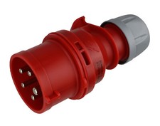 Spina Cee 400V 16A Rosso